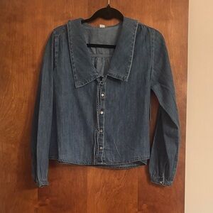 Old Navy Classic Blue Denim Shirt
